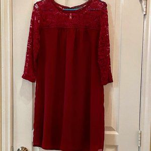 LUXOLOGY ~ LACE BODICE DRESS